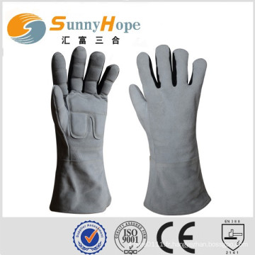 Gants en cuir gants de soudage de qualité supérieure gant de travail mécanique